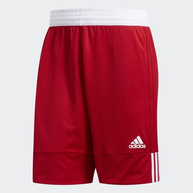 Adidas Shorts Rojos Reversibles 3g Speed