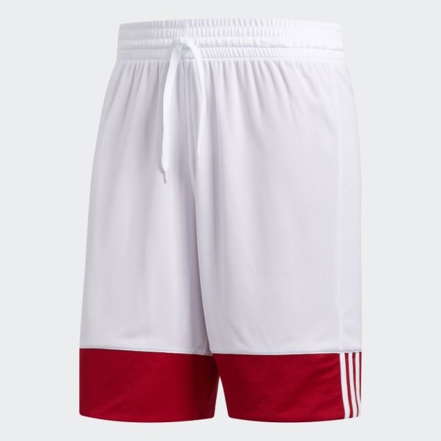 Adidas Shorts Rojos Reversibles 3g Speed