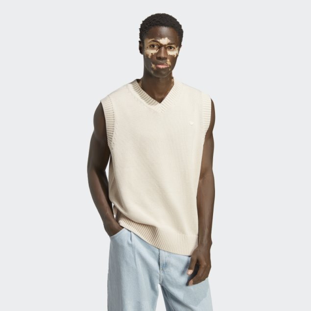 Chaleco De Punto Premium Essentials Blanco Adidas