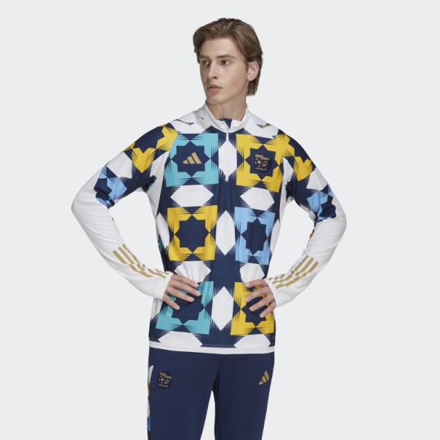 Camiseta De Entrenamiento Argelia Blanca Adidas