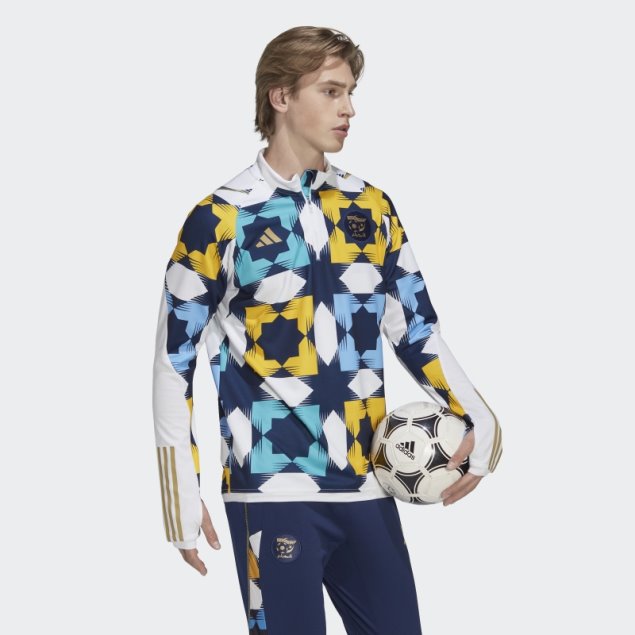 Camiseta De Entrenamiento Argelia Blanca Adidas