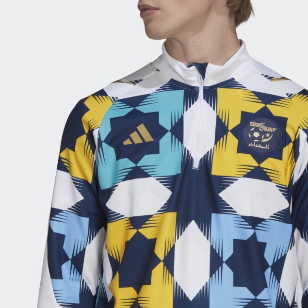 Camiseta De Entrenamiento Argelia Blanca Adidas