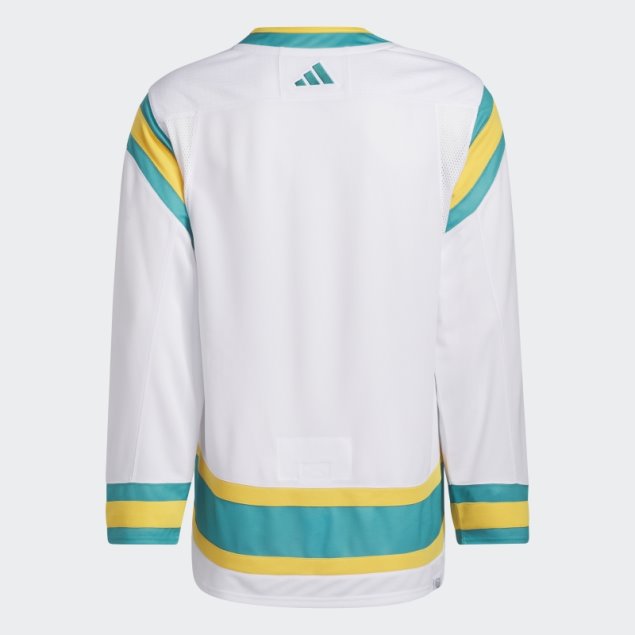 Adidas White Sharks Camiseta Auténtica Con Marca Retro Inversa