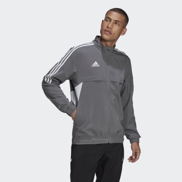 Sudadera Gris Condivo 22 De Presentacion Adidas