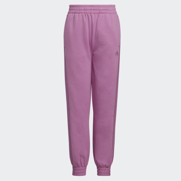 Pantalón Jogger Adidas 3-stripes Regular Fit Polar Lila