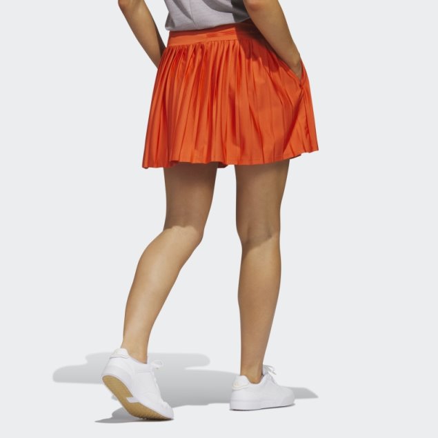 Adidas Ultimate365 Tour Falda Pantalón De Golf Plisada De 15 Pulgadas Roja