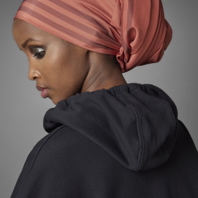 Adidas Sudadera Con Capucha Negra Always Original Con Botones A Presión