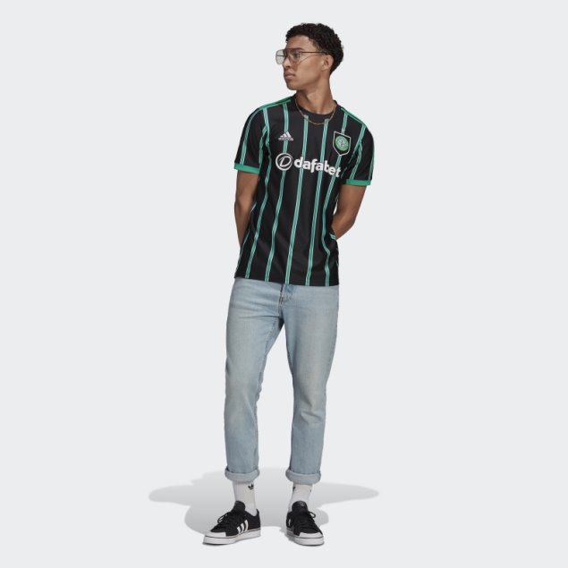 Camiseta Negra Adidas Celtic Fc 22/23 Segunda Equipación