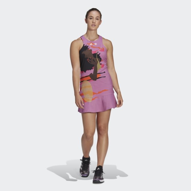 Vestido Adidas Lila Tennis New York
