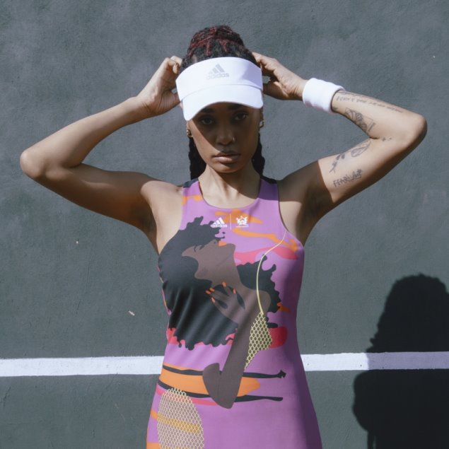 Vestido Adidas Lila Tennis New York