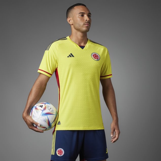 Adidas Camiseta Colombia 22 Primera Equipación Auténtica Amarilla