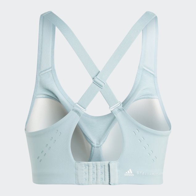 Sujetador Deportivo Adidas By Stella Mccartney Truepace High Support Gris Ceniza