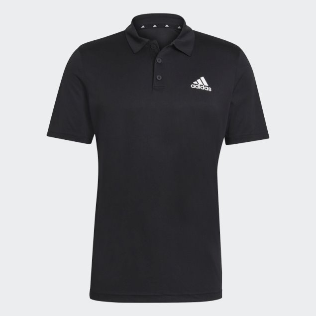 Aeroready Diseñado Para Mover Polo Deportivo Negro Adidas