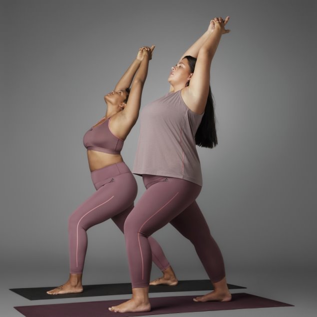 Camiseta Sin Mangas De Yoga Authentic Balance (tallas Grandes) Púrpura Adidas