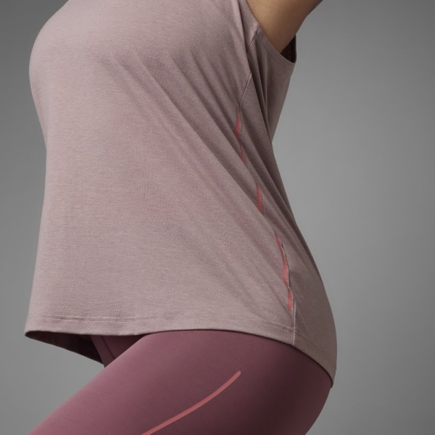 Camiseta Sin Mangas De Yoga Authentic Balance (tallas Grandes) Púrpura Adidas