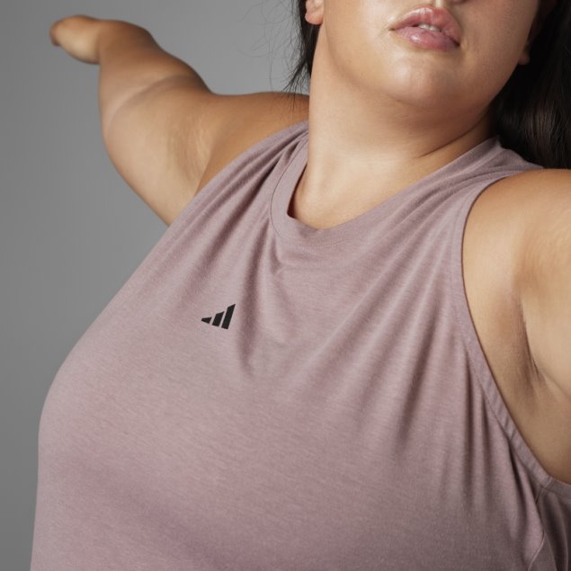 Camiseta Sin Mangas De Yoga Authentic Balance (tallas Grandes) Púrpura Adidas