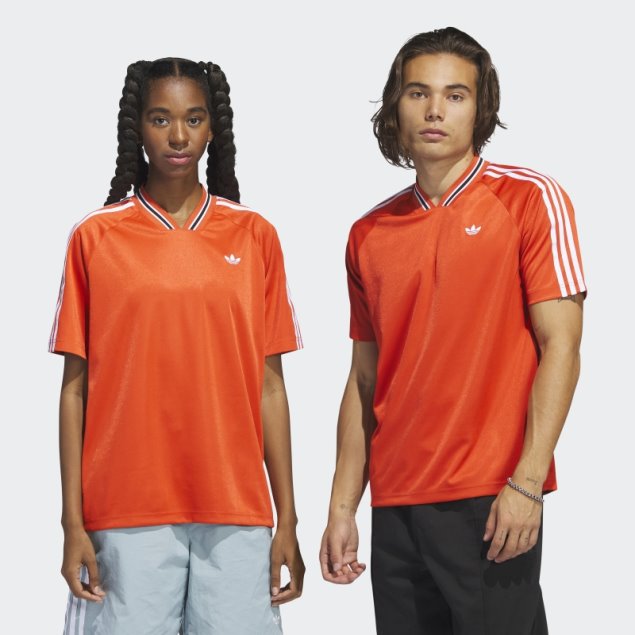 Camiseta Roja De Adidas En Espiga (sin Género)