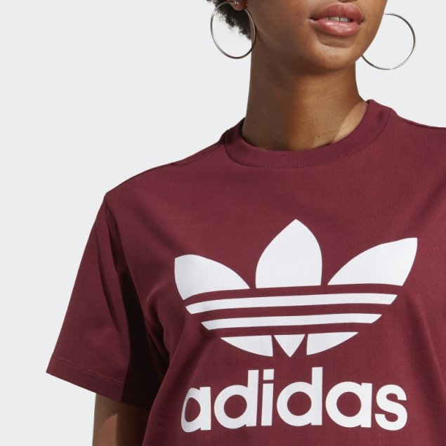 Camiseta Roja Adidas Adicolor Classics Trefoil