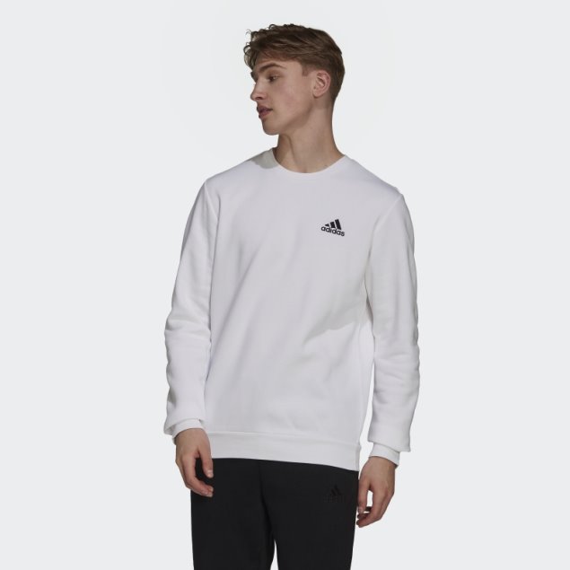 Sudadera Adidas Essentials Blanca
