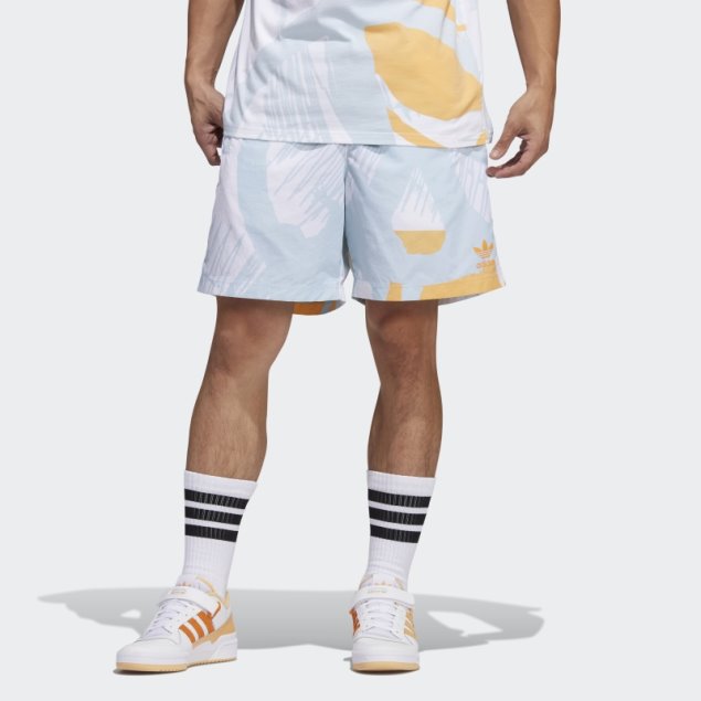 Shorts Adiplay Allover Print Tinte Cielo Adidas