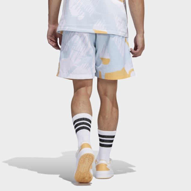 Shorts Adiplay Allover Print Tinte Cielo Adidas