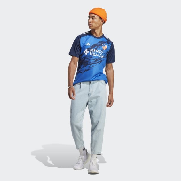 Camiseta Adidas Azul Fc Cincinnati Primera Equipacion 23/24