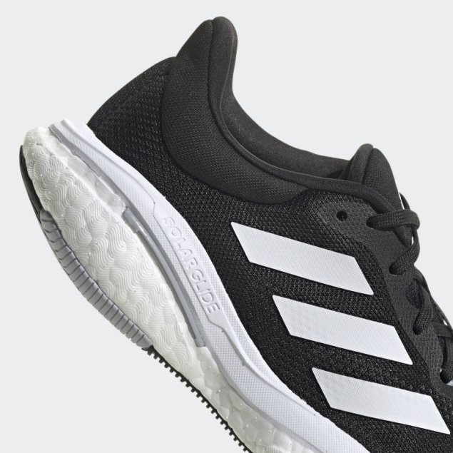 Adidas Solar Glide 5 Zapatillas De Running Anchas Negras