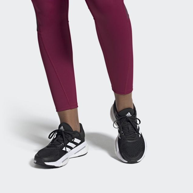 Adidas Solar Glide 5 Zapatillas De Running Anchas Negras