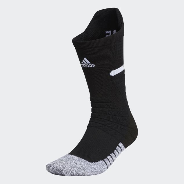 Adidas Adizero Calcetines De Fútbol Acolchados Negros