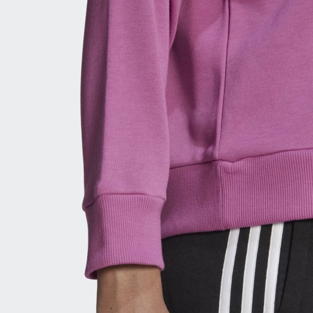 Adidas Essentials Logo Sudadera Suelta Lila