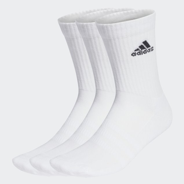 Calcetines Adidas Acolchados 3 Pares Negro Caliente