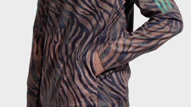 Romper La Norma Chaqueta Con Media Cremallera Adidas Multicolor