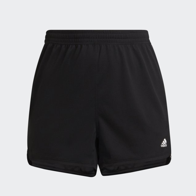 Adidas Pacer 3-stripes Knit Shorts Negros (talla Grande)