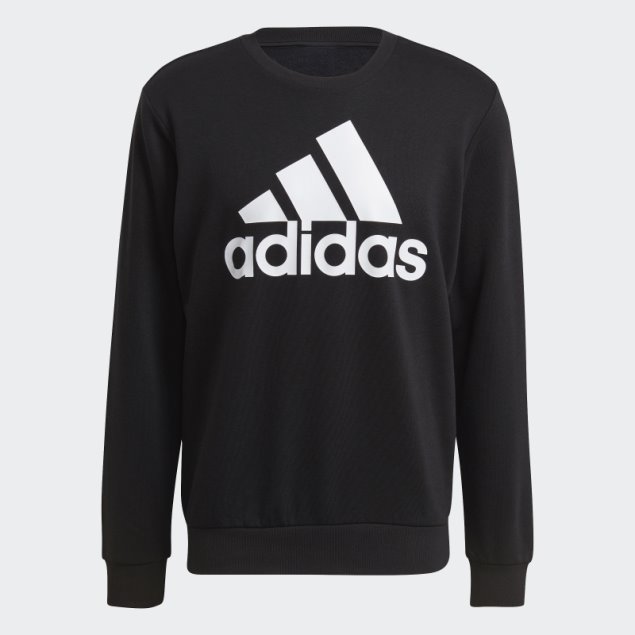 Sudadera Con Logo Grande Adidas Essentials Blanco