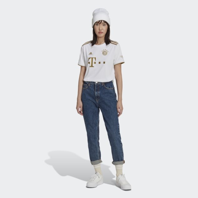 Camiseta Fc Bayern 22/23 Segunda Equipación Blanco Adidas