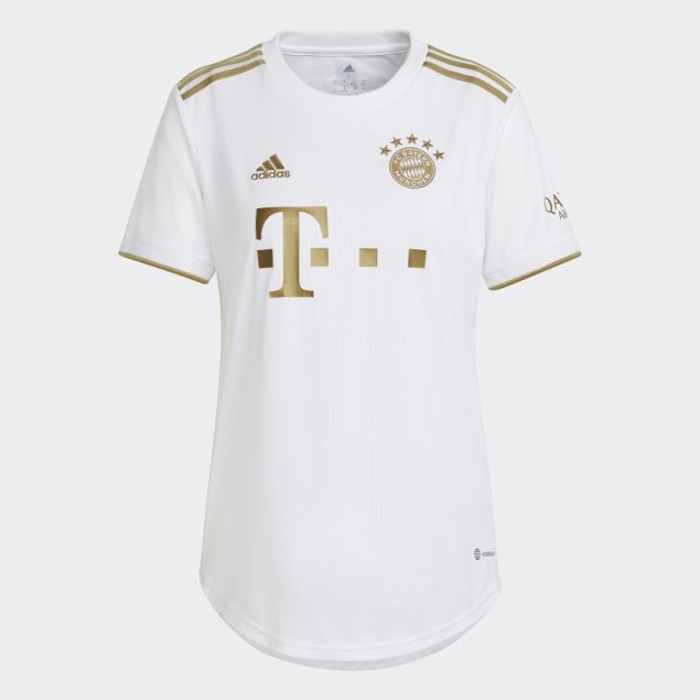 Camiseta Fc Bayern 22/23 Segunda Equipación Blanco Adidas