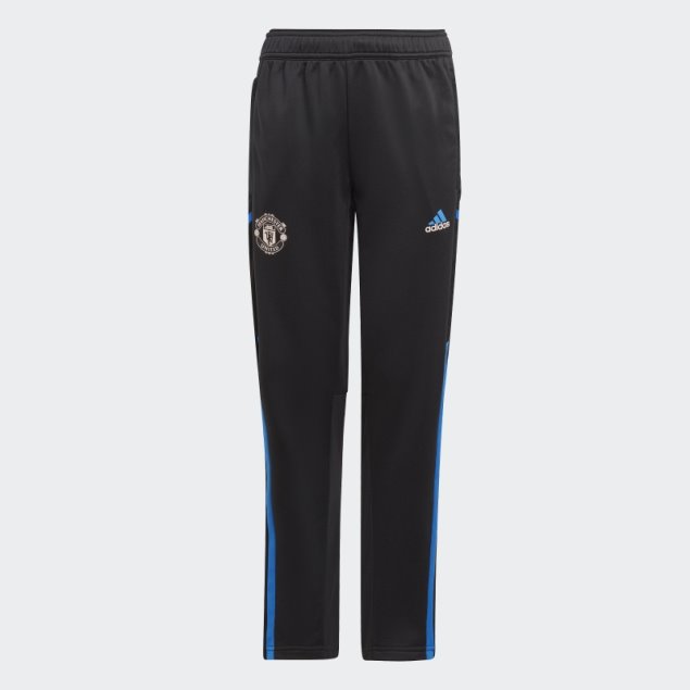 Adidas Manchester United Condivo 22 Pantalones De Chándal De Entrenamiento Resplandor Azul Caliente