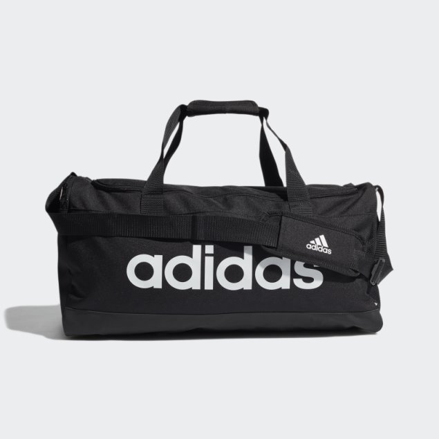 Bolso Deportivo Adidas Essentials Logo Mediano Negro