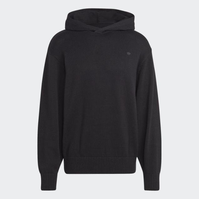 Sudadera Premium Essentials Knit Negra Adidas