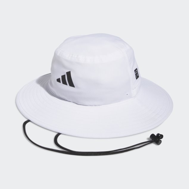 Gorra Adidas Blanca De Ala Ancha