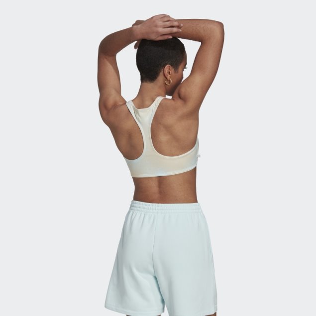 Sujetador Con Estampado Allover Azul Adidas