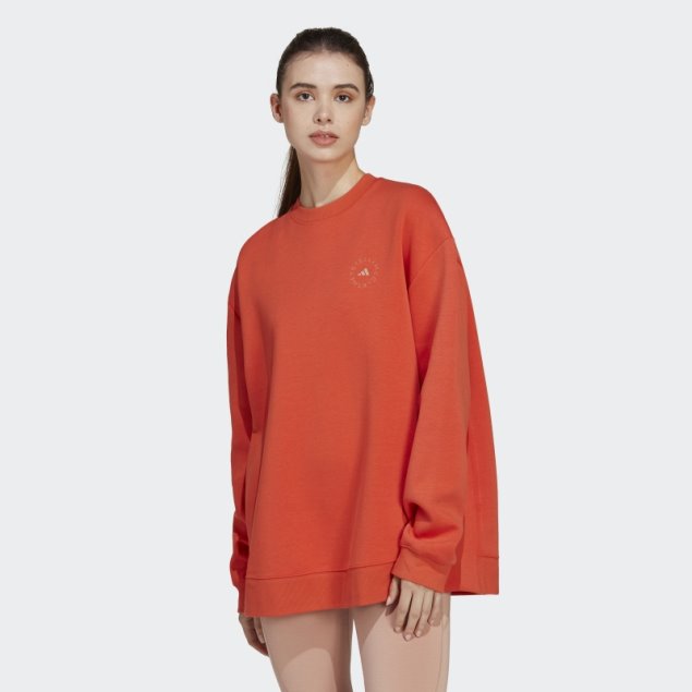 Adidas By Stella Mccartney Sportswear Sudadera Moda Quemado Cayena