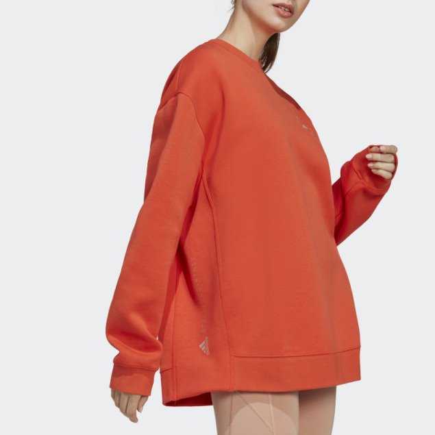 Adidas By Stella Mccartney Sportswear Sudadera Moda Quemado Cayena