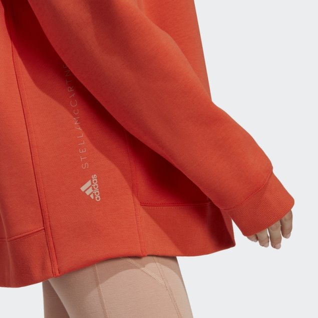 Adidas By Stella Mccartney Sportswear Sudadera Moda Quemado Cayena
