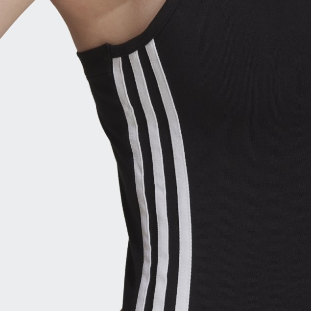 Adidas Adicolor Classics Ajustado Vestido De Verano Negro