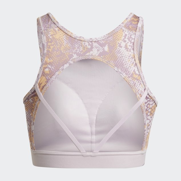 Sujetador Deportivo Hyperglam AeroReady De Sujeción Ligera Multicolor Adidas
