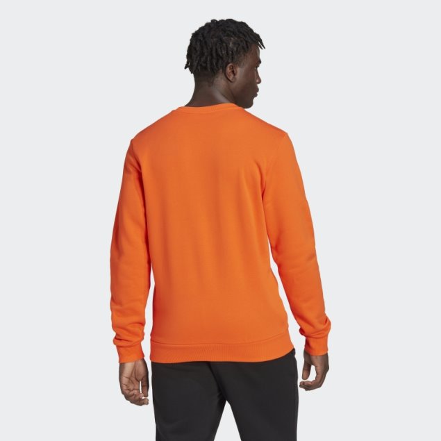Sudadera Con Logo Grande Essentials Adidas Naranja