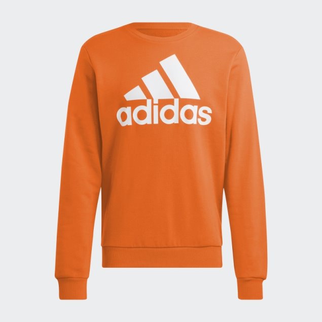 Sudadera Con Logo Grande Essentials Adidas Naranja