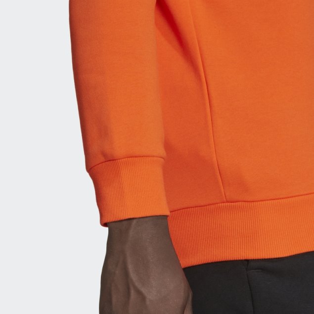 Sudadera Con Logo Grande Essentials Adidas Naranja