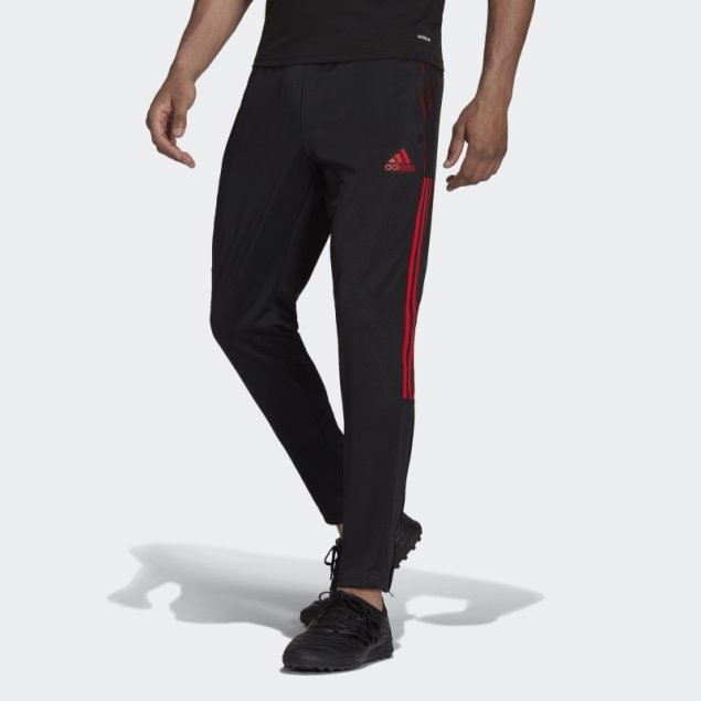Pantalones De Chándal Adidas Tiro Con Estilo Rojo